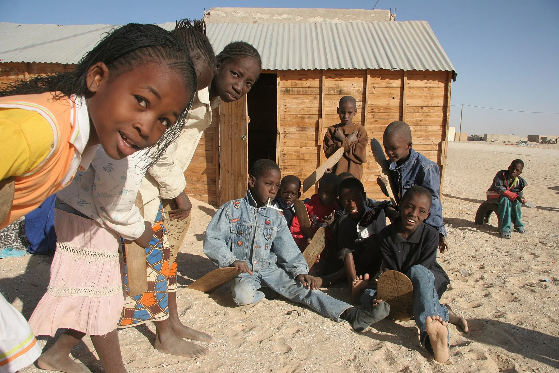 Écoliers en Mauritanie